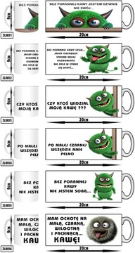 КРУЖКА Green Creature Coffee Смешные тексты + имя