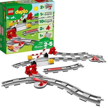 LEGO DUPLO 10882 ЖЕЛЕЗНОДОРОЖНЫЕ ПУТИ