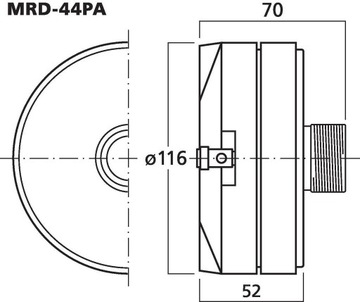 MRD-44PA 45/90 Вт IMG STAGE LINE ламповый динамик