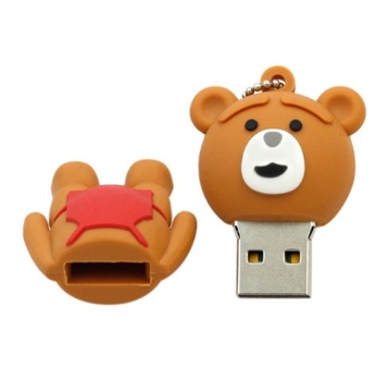 НАКОПИТЕЛЬ 32 ГБ 3.0 USB КОРИЧНЕВЫЙ МЕДВЕДЬ TED BEAR