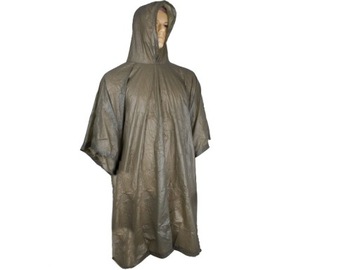 Poncho 215G Rain Rain -Resean Olive Green Light Storms Хаки капюшон