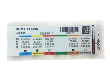 ПЛИТЫ DCMT 11T308 HH150 листовая сталь, нержавеющая сталь