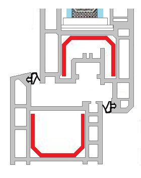 Уплотнители оконные с-1251 САЛАМАНДРА