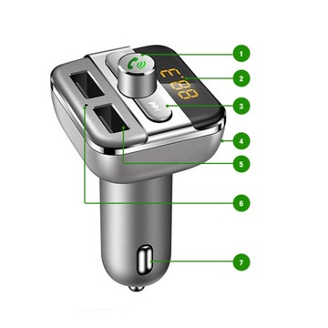 FM-ПЕРЕДАТЧИК BLUETOOTH 2XUSB НАБОР ДЛЯ РУКОВОДСТВА