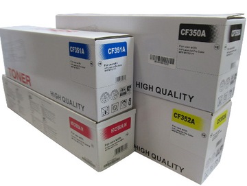 4 тонера для HP 130A CF350A -353A HP M176n HP M177n