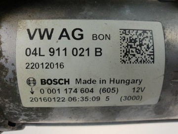 фото thumb №5, Audi a4 a5 b9 8w 2.0 tdi стартер 04l911021b