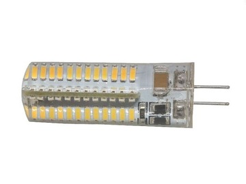 СВЕТОДИОДНАЯ ЛАМПА G4 9Вт 230В силикон COLD 96led