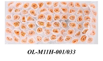 M11 Цветы из пенопласта с жемчугом 2,5см/72шт, 10 цветов