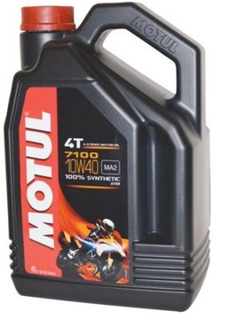 МОТОРНОЕ МАСЛО 10W-40 4L 7100 4T Синтетическое моторное масло Motul 7100 4T