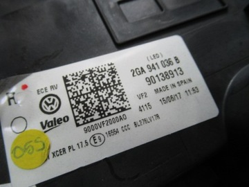 фото thumb №8, Лампа ксенон led правая vw t-roc 2ga941036b