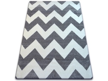 Ковер 180x270 SCANDINAVIAN ZIGZAG GREY SK #GR2171