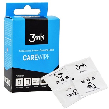 САЛФЕТКИ УВЛАЖНЕННЫЕ ДЛЯ ЭКРАНА 3MK CARE WIPE 24 шт.