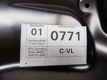 фото thumb №10, Підйомник двигунчик скла лівий перед 3aa837755 - vw passat b7 eu
