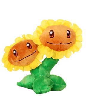 MASKOTKA PLUSZAK PLANTS VS ZOMBIES TWIN SUNFLOWER