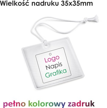 Светоотражающий кулон с принтом QUARD COLOR, 50 шт.