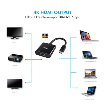 АДАПТЕР USB-C TYPE C с Thunderbolt 3 на HDMI 4K UHD