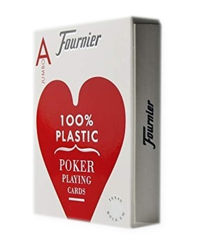 ИГРОВЫЕ КАРТЫ 100% ПЛАСТИК FOURNIER POKER JUMBO WAW