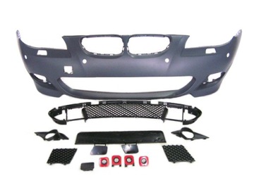 Бампер + ГАЛОГЕНЫ M-PACK BMW E60 03-07 С PDC SRA