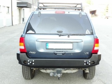 фото thumb №8, Бампер зад задний jeep grand cherokee wj стальной