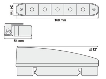 ДХО Дневные ходовые огни OSRAM LED AUDI VW TOYOTA HP506