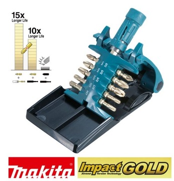 Набор насадок GOLD 15x для отверток MAKITA STRONG IMPACT PRO GOOD