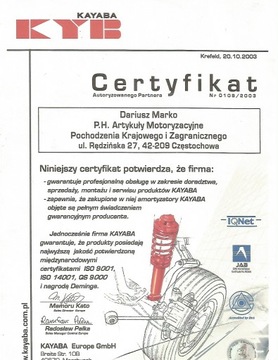 АМОРТИЗАТОРЫ KAYABA MAZDA 3 5 + OBS + КРЫШКА 2ШТ. ПЕРЕДНИЙ