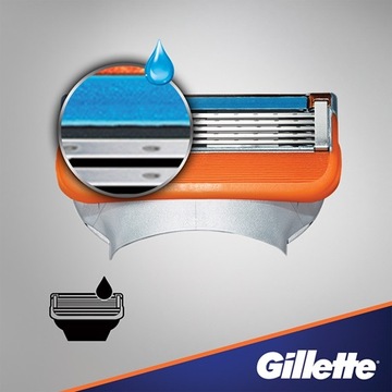 КАРТРИДЖИ GILLETTE FUSION BLADES ДЛЯ МАШИНКИ 4 ШТ. 100% ОРИГИНАЛ