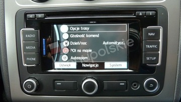 ПОЛЬСКОЕ МЕНЮ НАВИГАЦИЯ VW RNS 510 310 PASSAT Touran Tiguan Ремонт NAVI