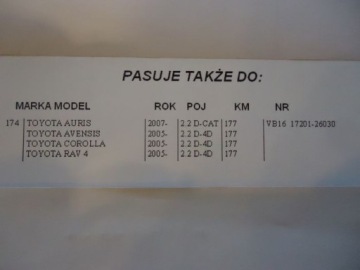 фото thumb №4, Toyota corolla 2.2 турбина турбонагнетатель vb16