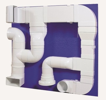 КОЛЕНО СОЕДИНИТЕЛЬНОЕ КАНАЛЬНОЕ AWENTA 60x120 KP120-23