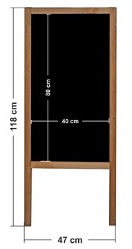 БОЛЬШОЙ РЕКЛАМНЫЙ СТЕНД УЗКАЯ ДОСКА ДЛЯ РЕСТОРАНА-БАРА