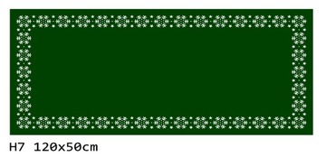 Продолжить рождественская скатерть с войлокой H7 120x50