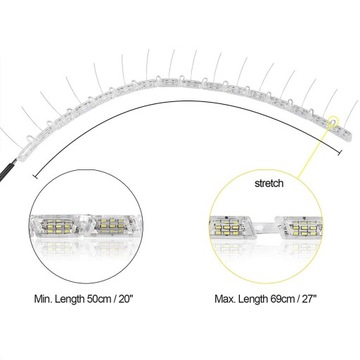 ŚWIATŁA DRL LED dzienne + płynący kierunkowskaz