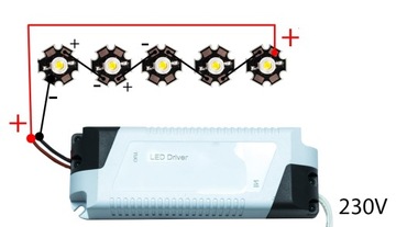 DRIVER LED 600мА 9-18В источник питания 3 - 5 x 3Вт