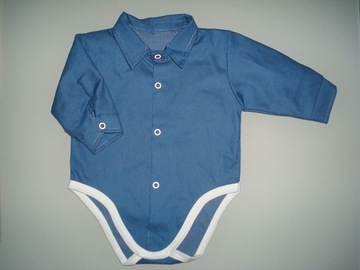 KOSZULOBODY DLA ELEGANTA KOSZULA BODY r.62 KOLORY