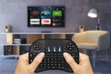 Беспроводная клавиатура Mini i8+ с подсветкой Smart TV Bluetooth Qwerty