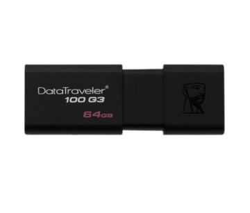 ФЛЕНДРИКОВАЯ ПАМЯТЬ KINGSTON DT100 G3 USB 3.0 64 ГБ