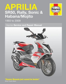 APRILIA SR50 R (05-09) РУКОВОДСТВО ПО РЕМОНТУ СКУТЕРА