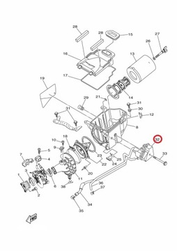 МАСЛЯНЫЙ НАСОС YAMAHA YFZ 450 R 09-19 OEM