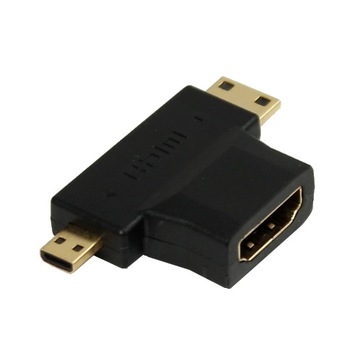 Адаптер DUAL HDMI 2.0 — микро мини 2в1 CX-AA105