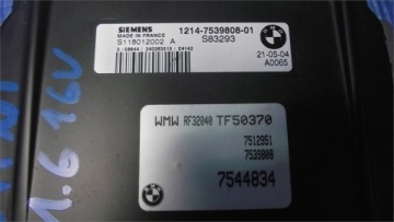Mini r50 r52 1.6 бортовой компьютер двигателя 1214-7539808-01 Цена, фото thumb