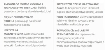 ДУШЕВАЯ КАБИНА 80x80 ГРАФИТОВЫЙ УЗКИЙ ДУШЕВОЙ ПОДДОН