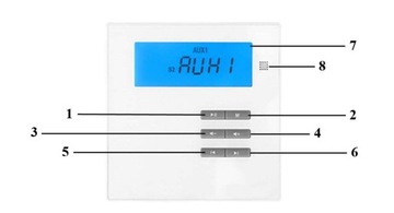 P2 РАДИОПРИЕМНИК СКРЫТОГО МОНТАЖА С BLUETOOTH/SD/USB-MP3 БЕЛЫЙ