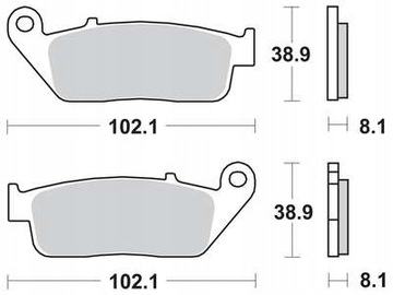 ТОРМОЗНЫЕ КОЛОДКИ GALFER KH226 / KH142 FD266G1370