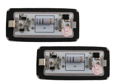 фото thumb №3, Підсвітка номерного знака rejestracyj лампочки led тюнінг fiat 500 500c 2007-2015