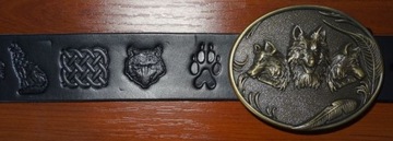 Пряжка для ремня Wolf Wolf с рельефным узором