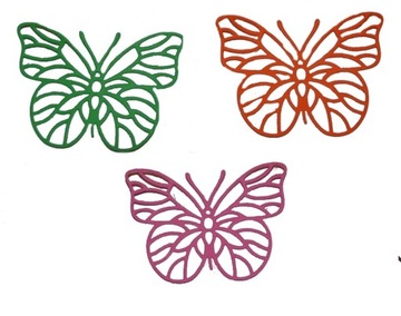 Scrapki Butterfly Лазурная бабочка набор бабочек
