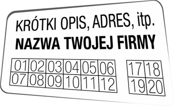 ГАРАНТИЙНЫЕ ПЛОЩАНИЦЫ 20х10 250 шт. ДРОБИЛЬНЫЕ АКРИЛИТЫ.