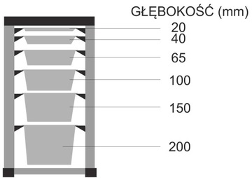 ГАСТРОНОМИЧЕСКИЙ КОНТЕЙНЕР GN 1/2 глубина 20ММ СТАЛЬ 12020