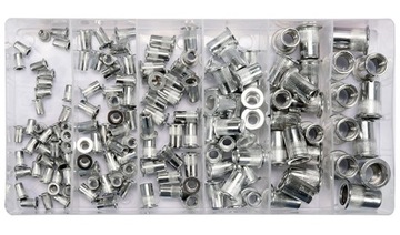 Zestaw nitonakrętek aluminiowych m3- m10, 150szt yt-36460 yato